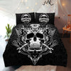 Skull And Crossbones 3D Bedding Set (Duvet Cover and Pillowcases) - designfullprint