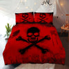 Skull And Crossbones 3D Bedding Set (Duvet Cover and Pillowcases) - designfullprint