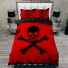 Skull And Crossbones 3D Bedding Set (Duvet Cover and Pillowcases) - designfullprint