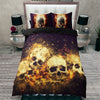 Skull Art 3D Bedding Set 04 (Duvet Cover and Pillowcases) - designfullprint