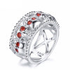 Luxury Vintage Zircon Skull Women's Wedding Ring