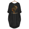 Black Pride Black And Boujee Dress - African American Girl Art Dress Batwing Pocket Dress Black And Proud 365
