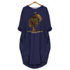 Black Pride Black And Boujee Dress - African American Girl Art Dress Batwing Pocket Dress Black And Proud 365