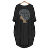Black Pride Black Women Strong Smart Beauty Confident Black History Month for Women African Batwing Pocket Dress Black Pride