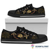 Koi Fish And Lotus LowTop Canvas Shoes NH