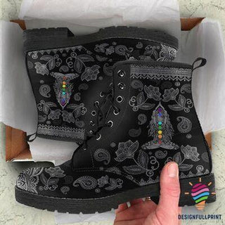 Yoga Girl Lotus Leather Boots NHD