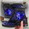Gift For Wolf Lover Smokey Eyes Wolf Leather Boots NHD