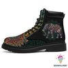 Gift For Elephant Lover Elephant Leather Boots NHD