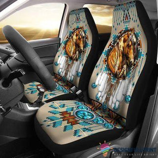 Gift For Horse Lover Native Horse Car Seat Covers LN