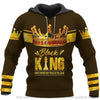 Black Pride Multicolor Black King Most Important Piece In The Game Personalized Unisex Hoodie