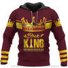 Black Pride Red Black King Most Important Piece In The Game Personalized Unisex Hoodie