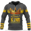 Black Pride Multicolor Black King Most Important Piece In The Game Personalized Unisex Hoodie