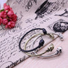 Metal Alloy Skull Bangle Retro Cool Cuff Bracelet