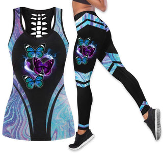 Gift For Butterfly Lover Butterfly Gifts Butterflies Tank Top And Leggings Set