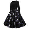 Helpurn Style Skull Party Dress