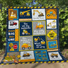 Heavy Equipment Boy I Love You Heavy Equipment Operator Heavy Machine Operator heavy equipment operator schooling Blanket HG