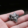 Skull Horn Punk Biker Ring