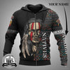 Natives Personalized US Unisex Size Zip Up Hoodie LN