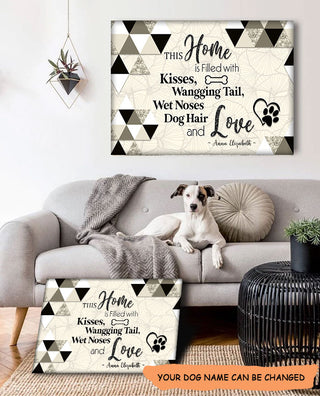 This Home Is Filled With Kisses And Love Canvas