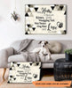 This Home Is Filled With Kisses And Love Canvas