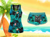 Black Cat Tank and Shorts Set Gifts For Cat Lovers