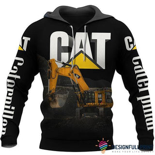 Caterpillar Heavy Equipment 3d Printed Love My Job Unisex Hoodie LN Gift For Farmer