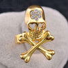 Charming Pirate Skull Adjustable Ring