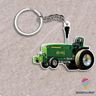 JD Key Chain Tractor Key Chain HG Gift For Farmer