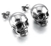 Punk Hip-Hop Stud Skull Earrings