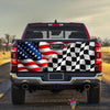Racing Truck Tailgate Decal Sticker Wrap CM