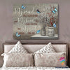Gift For Butterfly Lover My Mind Butterfly Wall Art Canvas
