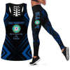 Coast Guard Wife Natural Logo Tank Top And Leggings Set