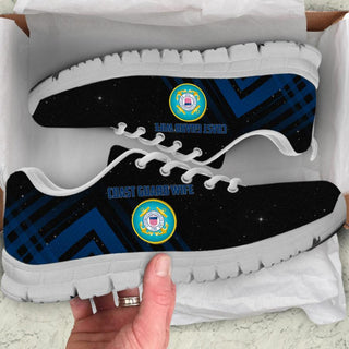 Coast Guard Wife Natural Logo Sneaker