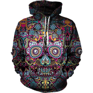 Mosciicon™ - 3D Skull Hoodie - designfullprint
