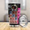 Black Pride Black Queen Element of Educated Black Girl Tumbler