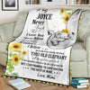 Gift For Elephant Lover Personalized Elephant Family Blanket Sherpa Premium Blanket