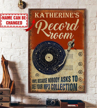 Vinyl Disc Poster Portrait Customized Poster HH