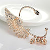 Rhinestone Wing Skulls Ear Cuff Clip for Left Ear - designfullprint