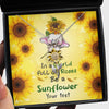 Sunflower Pendant Necklace