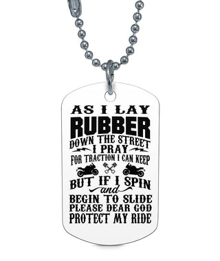 Christian Biker Dog Tag