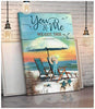 You And Me We Got This Vacation Beach Theme Gift For Him Her Wall Art Canvas PA