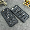 Cool Stud Skull Rivet Leather Case For iPhones