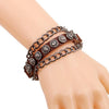Silver Skull Pirate Punk Bracelet