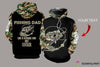 Fishing Gifts Gift For Dad Fishing Dad Like A Regular Dad But Cooler Personalized US Unisex Size Hoodie