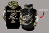 Fishing Gifts Gift For Dad Fishing Dad Bass Hoodie US Unisex Size Personalized Hoodie