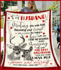 BLANKET DEER To my Husband Meeting you was fate