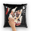 Dogs ﻿Sequin Cushion Cover - designfullprint