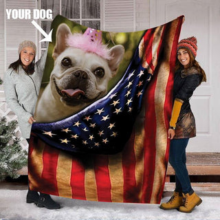 Personalized Pet Family Sherpa Premium Blanket