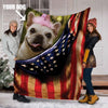 Personalized Pet Family Sherpa Premium Blanket