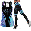 Gift For Dragonfly Lover Dragonflies Let It Be Let It Be Hologram Hollow Tank Top Leggings Set